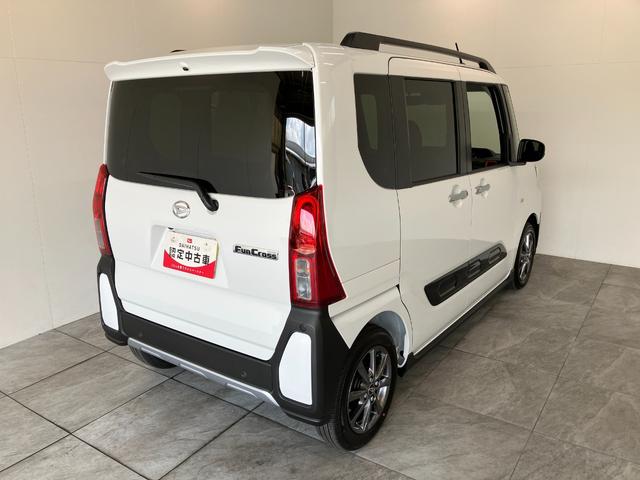 タント 中古車 ファンクロスリミテッド　９型ＤＡ　Ｂカメラ　届出済未使用車衝突被害軽減ブレーキ　コーナーセンサー　９型ディスプレイオーディオ　フルセグ　Ｂｌｕｅｔｏｏｔｈ　ＵＳＢ　バックカメラ　両側電動スライドドア　前席シートヒーター　ＬＥＤ　レーダークルーズ　スマートキー