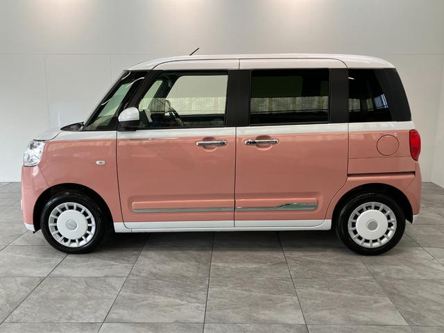 ムーヴキャンバスストライプスＧ　９型ＤＡ　フルセグ　バックカメラ　ＬＥＤ衝突被害軽減ブレーキ　コーナーセンサー　９型ディスプレイオーディオ　フルセグ　Ｂｌｕｅｔｏｏｔｈ　ＵＳＢ　バックカメラ　両側電動スライドドア　前席シートヒーター　ＬＥＤ　ワイヤレス充電器　エコアイドル（滋賀県）の中古車