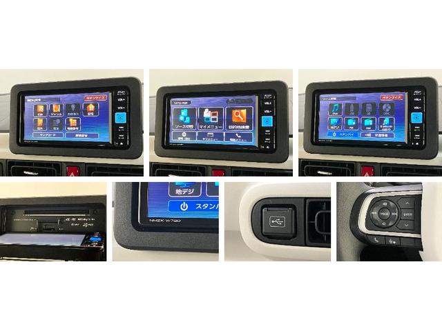 ムーヴキャンバスストライプスG フルセグナビ バックカメラ スマートキー衝突被害軽減ブレーキ コーナーセンサー フルセグナビ DVD再生 Bluetooth USB バックカメラ ドラレコ 両側電動スライドドア LED 前席シートヒーター オートエアコン エコアイドル(滋賀県)の中古車