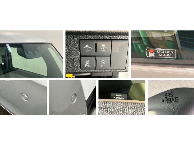 ムーヴキャンバスストライプスＧ　ナビ　Ｂカメラ　前後ドラレコ　届出済未使用車衝突被害軽減ブレーキ　コーナーセンサー　フルセグナビ　ＤＶＤ再生　Ｂｌｕｅｔｏｏｔｈ　ＵＳＢ　バックカメラ　前後ドラレコ　両側電動スライドドア　ＬＥＤ　前席シートヒーター　オートエアコン　エコアイドル（滋賀県）の中古車