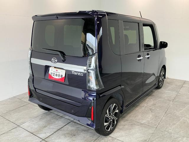 タント 中古車 カスタムＸリミテッド　９型ディスプレイオーディオ　クルコン衝突被害軽減ブレーキ　コーナーセンサー　９型ディスプレイオーディオ　Ｂｌｕｅｔｏｏｔｈ　ＵＳＢ　バックカメラ　ＥＴＣ　両側電動スライドドア　前席シートヒーター　ＬＥＤ　レーダークルーズ　スマートキー