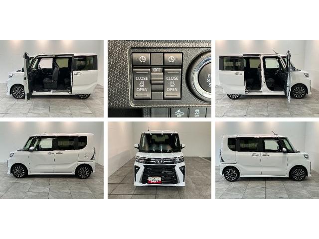 タントカスタムＲＳ　ターボ　９型ディスプレイオーディオ　ドラレコ衝突被害軽減ブレーキ　コーナーセンサー　９型ディスプレイオーディオ　Ｂｌｕｅｔｏｏｔｈ　ＵＳＢ　バックカメラ　前後ドラレコ　両側電動スライドドア　前席シートヒーター　ＬＥＤ　スマートキー　ターボ（滋賀県）の中古車