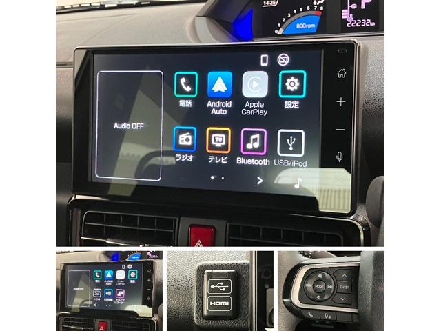 タントカスタムＲＳ　ターボ　９型ディスプレイオーディオ　ドラレコ衝突被害軽減ブレーキ　コーナーセンサー　９型ディスプレイオーディオ　Ｂｌｕｅｔｏｏｔｈ　ＵＳＢ　バックカメラ　前後ドラレコ　両側電動スライドドア　前席シートヒーター　ＬＥＤ　スマートキー　ターボ（滋賀県）の中古車
