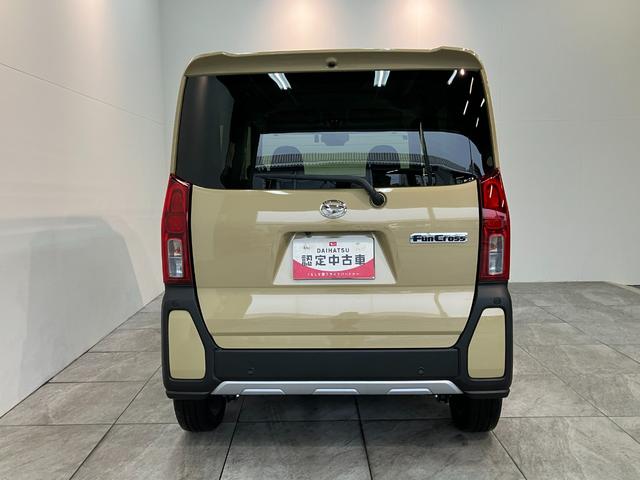 タントファンクロスターボ　１０型ナビ　パノラマカメラ　前後ドラレコ衝突被害軽減ブレーキ　コーナーセンサー　１０型フルセグナビ　Ｂｌｕｅｔｏｏｔｈ　ＤＶＤ再生　ＵＳＢ　パノラマカメラ　前後ドラレコ　ＥＴＣ　両側電動スライドドア　シートヒーター　ＬＥＤ　レーダークルーズ（滋賀県）の中古車