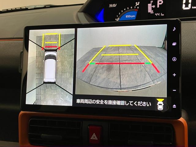 タントファンクロスターボ　１０型ナビ　パノラマカメラ　前後ドラレコ衝突被害軽減ブレーキ　コーナーセンサー　１０型フルセグナビ　Ｂｌｕｅｔｏｏｔｈ　ＤＶＤ再生　ＵＳＢ　パノラマカメラ　前後ドラレコ　ＥＴＣ　両側電動スライドドア　シートヒーター　ＬＥＤ　レーダークルーズ（滋賀県）の中古車