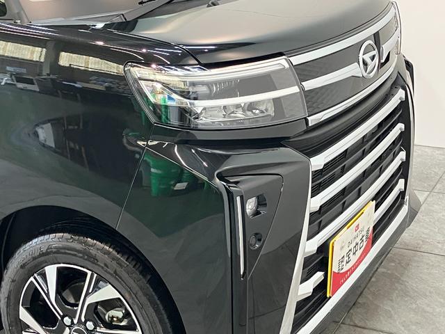 タントカスタムＸリミテッド　９型ディスプレイオーディオ　フルセグ衝突被害軽減ブレーキ　コーナーセンサー　９型ディスプレイオーディオ　Ｂｌｕｅｔｏｏｔｈ　ＵＳＢ　バックカメラ　ＥＴＣ　両側電動スライドドア　前席シートヒーター　ＬＥＤ　レーダークルーズ　スマートキー（滋賀県）の中古車