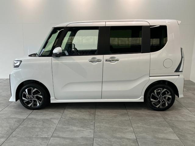 タントカスタムＸリミテッド　１０型フルセグナビ　届出済未使用車衝突被害軽減ブレーキ　コーナーセンサー　１０型フルセグナビ　Ｂｌｕｅｔｏｏｔｈ　ＤＶＤ再生　ＵＳＢ　バックカメラ　前後ドラレコ　両側電動スライドドア　前席シートヒーター　ＬＥＤ　レーダークルーズ（滋賀県）の中古車