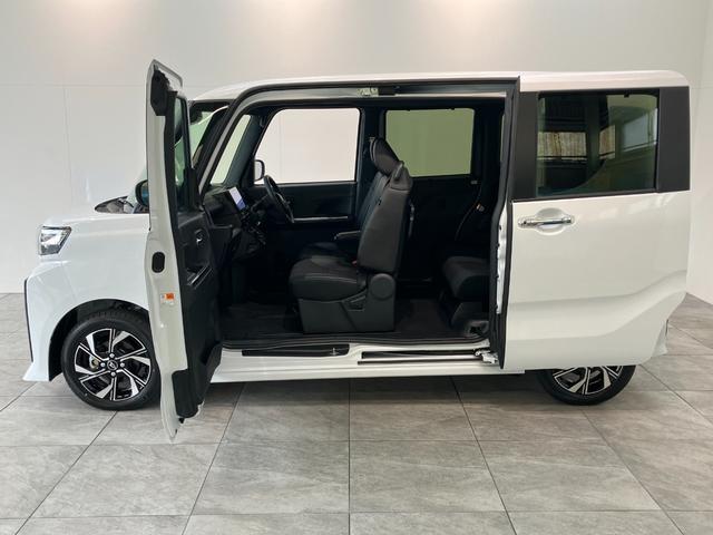 タントカスタムＸリミテッド　１０型フルセグナビ　届出済未使用車衝突被害軽減ブレーキ　コーナーセンサー　１０型フルセグナビ　Ｂｌｕｅｔｏｏｔｈ　ＤＶＤ再生　ＵＳＢ　バックカメラ　前後ドラレコ　両側電動スライドドア　前席シートヒーター　ＬＥＤ　レーダークルーズ（滋賀県）の中古車