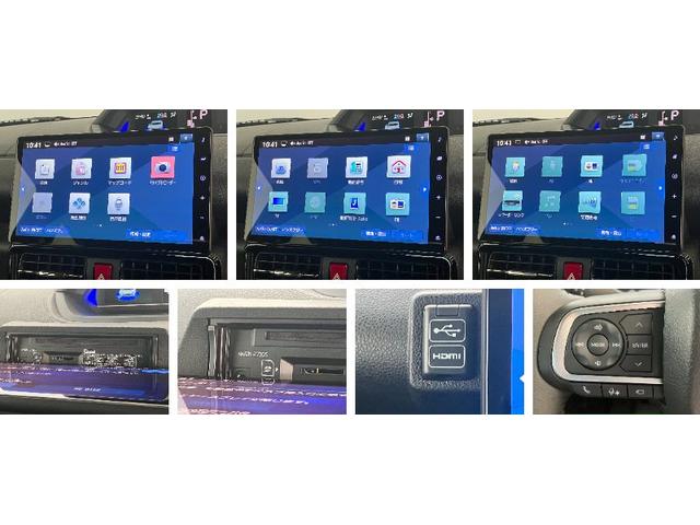 タントカスタムＲＳリミテッド　ターボ　１０型ナビ　届出済未使用車衝突被害軽減ブレーキ　コーナーセンサー　１０型フルセグナビ　Ｂｌｕｅｔｏｏｔｈ　ＤＶＤ再生　ＵＳＢ　バックカメラ　前後ドラレコ　両側電動スライドドア　前席シートヒーター　ＬＥＤ　レーダークルーズ（滋賀県）の中古車