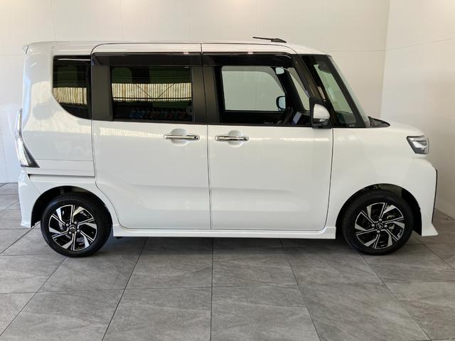 タントカスタムX 10型フルセグナビ パノラマカメラ 前後ドラレコ衝突被害軽減ブレーキ コーナーセンサー 10型フルセグナビ Bluetooth DVD再生 USB パノラマカメラ 前後ドラレコ ETC 両側電動スライドドア 前席シートヒーター LED エコアイドル(滋賀県)の中古車
