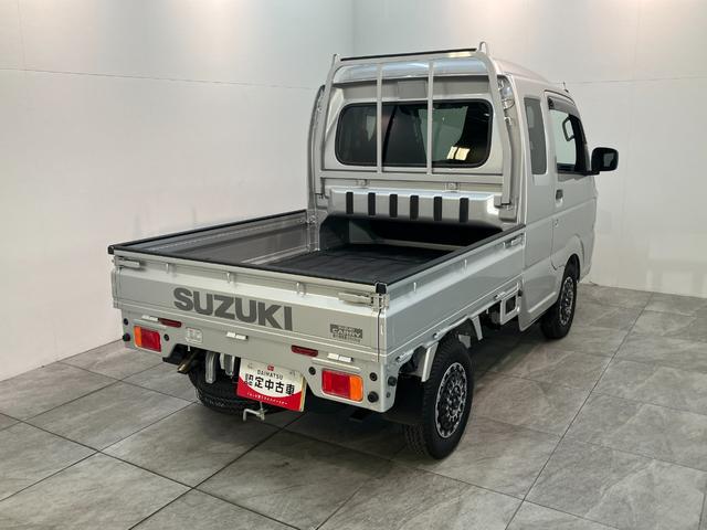 スーパーキャリイL 4WD AT車 フルセグナビ 社外アルミ キーレス衝突被害軽減ブレーキ リアコーナセンサー フルセグナビ DVD再生 Bluetooth 社外アルミ キーレスエントリー マニュアルレベリング エコアイドル パートタイム4WD(滋賀県)の中古車