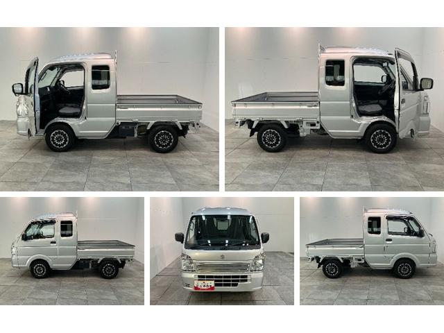 スーパーキャリイL 4WD AT車 フルセグナビ 社外アルミ キーレス衝突被害軽減ブレーキ リアコーナセンサー フルセグナビ DVD再生 Bluetooth 社外アルミ キーレスエントリー マニュアルレベリング エコアイドル パートタイム4WD(滋賀県)の中古車