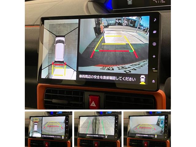 タントファンクロスターボ 10型ナビ 前後ドラレコ パノラマカメラ衝突被害軽減ブレーキ コーナーセンサー 10型フルセグナビ Bluetooth DVD再生 USB パノラマカメラ 前後ドラレコ ETC 両側電動スライドドア シートヒーター LED レーダークルーズ(滋賀県)の中古車
