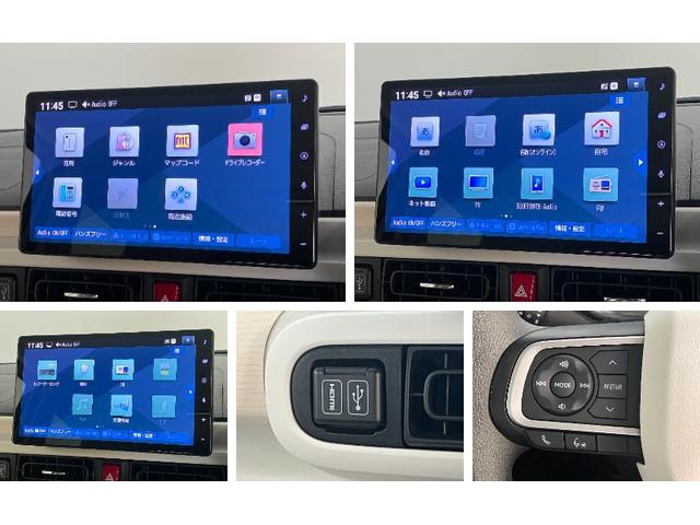 ムーヴキャンバスストライプスG 10型フルセグナビ バックカメラ ドラレコ衝突被害軽減ブレーキ コーナセンサー 10型フルセグナビ Bluetooth USB バックカメラ 前後ドラレコ 両側電動スライドドア LED オートライト オートエアコン 前席シートヒーター(滋賀県)の中古車