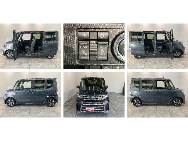 タントカスタムXリミテッド 9型ディスプレイオーディオ クルコン衝突被害軽減ブレーキ コーナーセンサー 9型ディスプレイオーディオ Bluetooth USB バックカメラ 両側電動スライドドア 前席シートヒーター LED レーダークルーズ スマートキー(滋賀県)の中古車