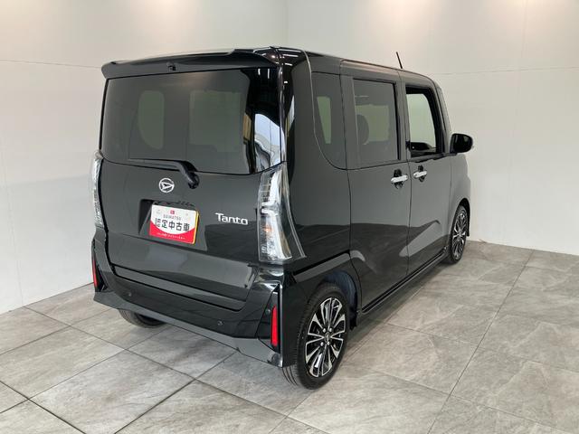タント 中古車 カスタムＲＳリミテッド　９型ＤＡ　駐車支援　届出済未使用車衝突被害軽減ブレーキ　コーナーセンサー　９型ディスプレイオーディオ　Ｂｌｕｅｔｏｏｔｈ　ＵＳＢ　パノラマカメラ　駐車支援システム　両側電動スライドドア　前席シートヒーター　ＬＥＤ　レーダークルーズ