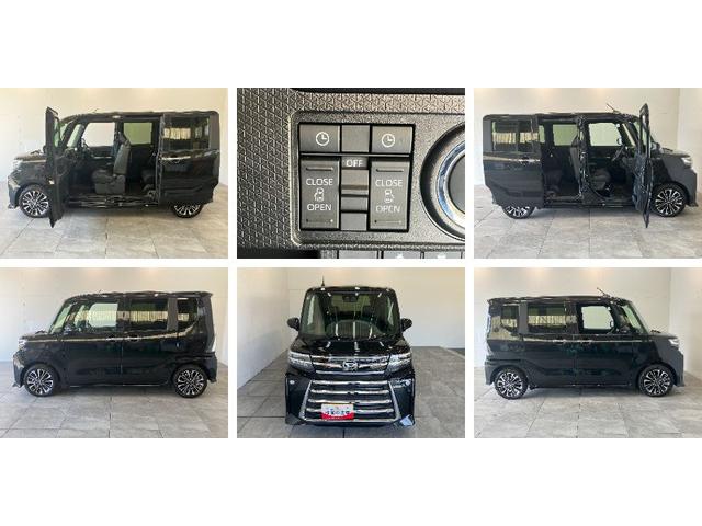 タントカスタムRSリミテッド ターボ 9型DA レーダークルーズ衝突被害軽減ブレーキ コーナーセンサー 9型ディスプレイオーディオ Bluetooth USB バックカメラ 両側電動スライドドア 前席シートヒーター LED レーダークルーズ スマートキー ターボ(滋賀県)の中古車