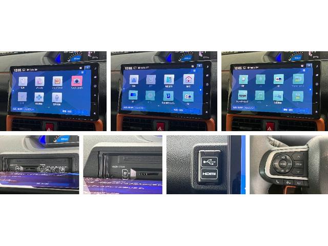 タントファンクロスターボ 10型ナビ パノラマカメラ 前後ドラレコ衝突被害軽減ブレーキ コーナーセンサー 10型フルセグナビ Bluetooth DVD再生 USB Pカメラ 前後ドラレコ ETC 両側電動スライドドア 前席シートヒーター LED レーダークルーズ(滋賀県)の中古車