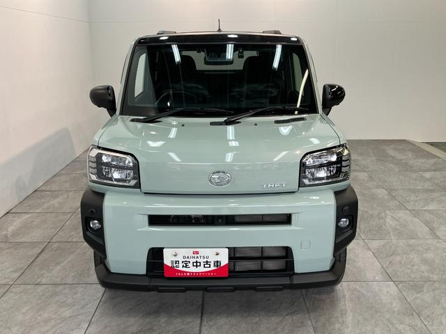タフトGターボ フルセグナビ Pカメラ 前後ドラレコ クルコン衝突被害軽減ブレーキ コーナーセンサー フルセグナビ DVD再生 Bluetooth USB パノラマカメラ 前後ドラレコ ETC 前席シートヒーター LED オートライト レーダークルーズ ターボ(滋賀県)の中古車