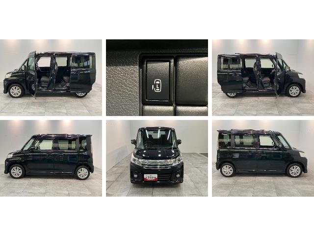 スペーシアカスタムＧＳ　フルセグナビ　左側電動スライド　ＨＩＤ　スマートキーフルセグナビ　ＤＶＤ再生　Ｂｌｕｅｔｏｏｔｈ　ＵＳＢ　左側電動スライドドア　ＨＩＤ　オートライト　オートエアコン　運転席シートヒーター　電動格納式ミラー　スマートキー　エコアイドル（滋賀県）の中古車