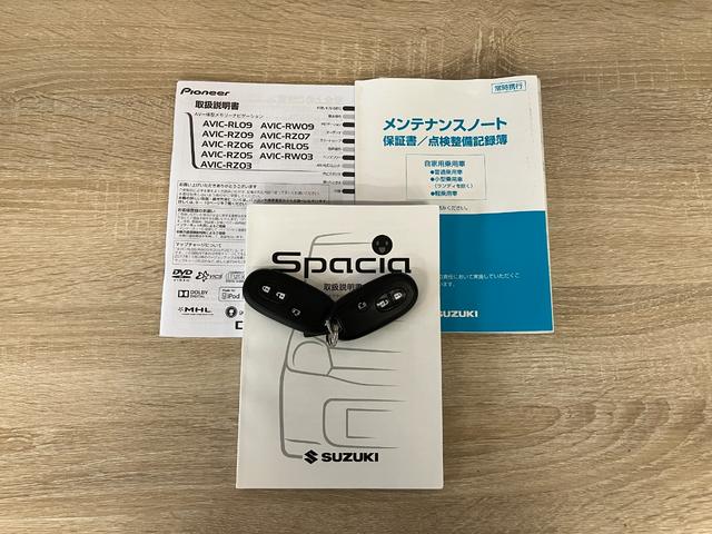 スペーシアカスタムＧＳ　フルセグナビ　左側電動スライド　ＨＩＤ　スマートキーフルセグナビ　ＤＶＤ再生　Ｂｌｕｅｔｏｏｔｈ　ＵＳＢ　左側電動スライドドア　ＨＩＤ　オートライト　オートエアコン　運転席シートヒーター　電動格納式ミラー　スマートキー　エコアイドル（滋賀県）の中古車