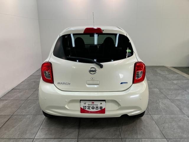 マーチＸ　Ｖセレクション　スマートキー　ＣＤステレオ　車検整備付ＣＤステレオ　社外アルミ　電動格納式ミラー　マニュアルレベリング　オートライト　スマートキー　エコアイドル（滋賀県）の中古車