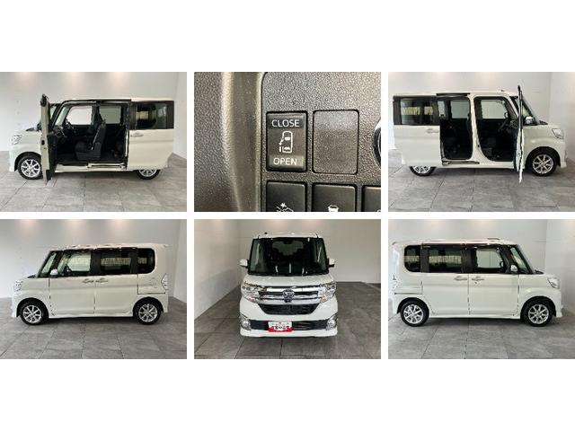 タントカスタムX SA2 スマートキー 左側パワスラ 車検整備付衝突被害軽減ブレーキ CDステレオ ETC バックカメラ(ナビ装着時用) 左側電動スライドドア LED オートライト オートエアコン 電格ミラー スマートキー エコアイドル タイヤ4本新品交換済み(滋賀県)の中古車