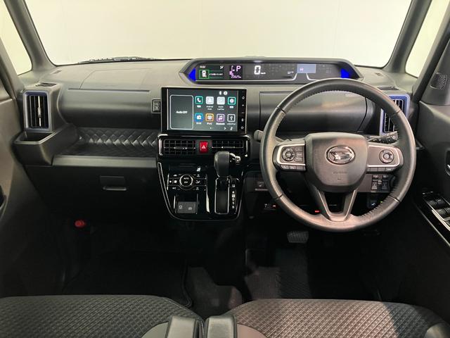 タントカスタムRSスタイルセレクション 4WD ターボ 9型DA衝突被害軽減ブレーキ コーナーセンサー 9型ディスプレイオーディオ Bluetooth USB バックカメラ 前後ドラレコ 両側電動スライドドア 前席シートヒーター LED レーダークルーズ 4WD(滋賀県)の中古車