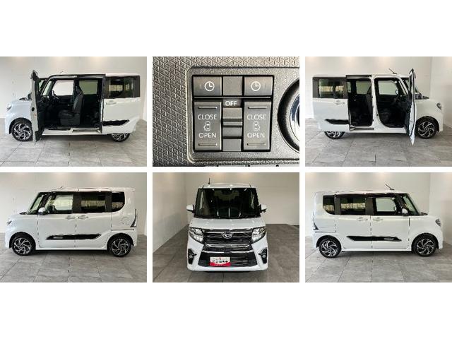 タントカスタムRSスタイルセレクション 4WD ターボ 9型DA衝突被害軽減ブレーキ コーナーセンサー 9型ディスプレイオーディオ Bluetooth USB バックカメラ 前後ドラレコ 両側電動スライドドア 前席シートヒーター LED レーダークルーズ 4WD(滋賀県)の中古車