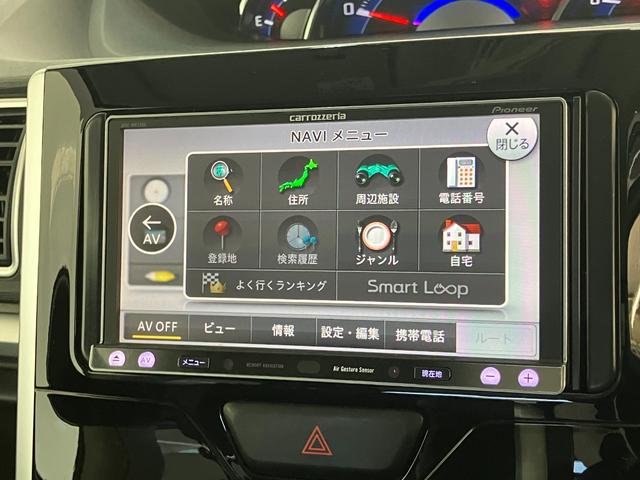 タントカスタムRS ターボ フルセグナビ バックカメラ LEDフルセグナビ Bluetooth DVD再生 USB バックカメラ ETC 両側電動スライドドア LED オートライト 電動格納式ミラー スマートキー エコアイドル ターボ(滋賀県)の中古車