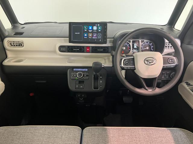 ムーヴキャンバス 中古車 ストライプスＧターボ　９型ＤＡ　Ｂカメラ　レーダークルーズ衝突被害軽減ブレーキ　コーナーセンサー　９型ＤＡ　フルセグ　Ｂｌｕｅｔｏｏｔｈ　ＵＳＢ　バックカメラ　両側電動スライドドア　前席シートヒーター　ＬＥＤ　レーダークルーズ　ワイヤレス充電器　ターボ