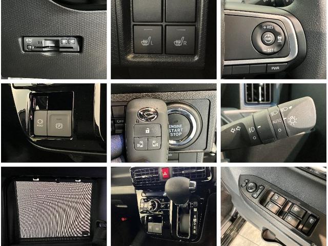 タントカスタムXリミテッド 10型ナビ Pカメラ 届出済未使用車衝突被害軽減ブレーキ コーナーセンサー 10型フルセグナビ Bluetooth DVD再生 USB パノラマカメラ 前後ドラレコ 両側電動スライドドア 前席シートヒーター LED レーダークルーズ(滋賀県)の中古車