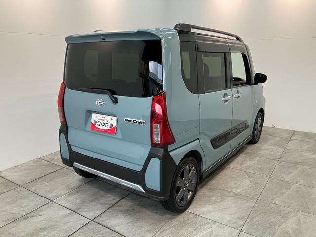 タント 中古車 ファンクロスターボ　１０型ナビ　バックカメラ　前後ドラレコ衝突被害軽減ブレーキ　コーナーセンサー　１０型フルセグナビ　Ｂｌｕｅｔｏｏｔｈ　ＤＶＤ再生　ＵＳＢ　バックカメラ　前後ドラレコ　両側電動スライドドア　前席シートヒーター　ＬＥＤ　レーダークルーズ