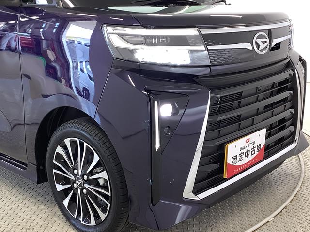 タントカスタムＲＳ　雹害車両　両側電動スライドドア　シートヒーター雹害車両　１年保証　両側電動スライドドア　前後コーナーセンサー　シートヒーター　オートマチックハイビーム　ＬＥＤヘッドライト　プッシュスタート　オートブレーキホールド　１５インチ純正アルミホイール（兵庫県）の中古車