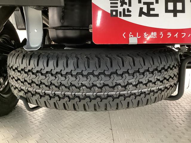 ハイゼットトラックＥＸＴ　４ＷＤ　雹害車両　ＣＶＴ　前後コーナーセンサー雹害車両　１年保証　前後コーナーセンサー　４ＷＤ　ＣＶＴ車　３方開　荷台作業灯　オートマチックハイビーム　アイドリングストップ　プッシュスタート　横滑り防止装置　オートライト　電動格納ドアミラー（兵庫県）の中古車