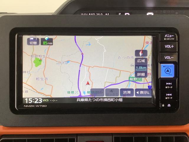 タントファンクロスターボ　４ＷＤ　ナビ　ドラレコ　ＥＴＣ　Ｂカメラ１年保証　４ＷＤ　ナビＴＶ　バックカメラ　ドラレコ　ＥＴＣ　両側電動スライドドア　前後コーナーセンサー　前席シートヒーター　ルーフレール　Ｂｌｕｅｔｏｏｔｈ　スマートキー　１５インチ純正アルミホイール（兵庫県）の中古車