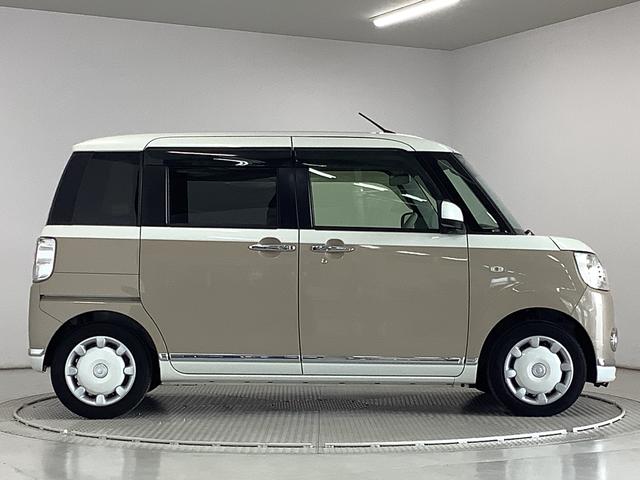 ムーヴキャンバスＧメイクアップ　ＳＡIII　両側電動スライド　スマートキー走行無制限１年保証　両側電動スライドドア　オートマチックハイビーム　ＬＥＤヘッドライト　アイドリングストップ　プッシュスタート　横滑り防止装置　オートライト　ドアバイザー　オートエアコン　ベンチシート（兵庫県）の中古車