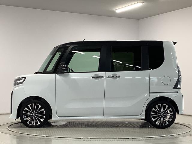 タントカスタムＲＳ　ターボ　両側電動スライドドア　コーナーセンサー走行無制限１年保証　両側電動スライドドア　前後コーナーセンサー　前席シートヒーター　オートマチックハイビーム　ＬＥＤヘッドライト　オートブレーキホールド　スマートキー　１５インチ純正アルミホイール（兵庫県）の中古車