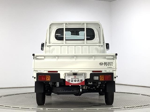ハイゼットトラックスタンダード　４ＷＤ　ＣＶＴ　前後コーナーセンサー　ラジオ走行無制限１年保証　前後コーナーセンサー　４ＷＤ　ＣＶＴ車　３方開　アイドリングストップ　横滑り防止装置　オートライト　ヘッドライトレベライザー　アクセサリーソケット　スペアタイヤ　ラジオ（兵庫県）の中古車