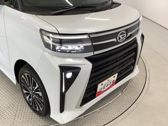 タントカスタムＲＳ　ターボ　９インチディスプレイオーディオ　ＵＳＢ１年保証　９インチディスプレイオーディオ　両側電動スライドドア　前後コーナーセンサー　前席シートヒーター　Ｂｌｕｅｔｏｏｔｈ　オートマチックハイビーム　ＬＥＤヘッドライト　１５インチ純正アルミホイール（兵庫県）の中古車