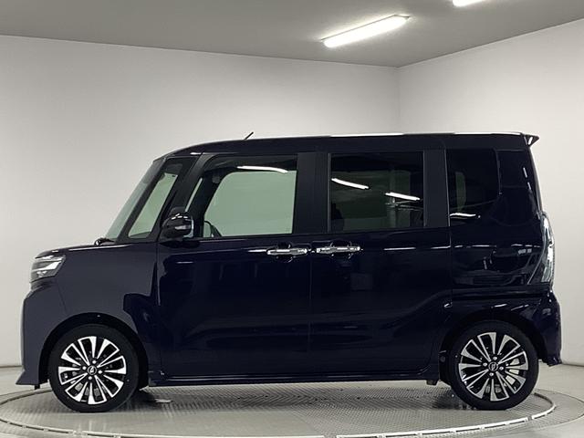 タントカスタムＲＳ　ターボ　ワンオーナー　両側電動スライドドア走行無制限１年保証　両側電動スライドドア　ワンオーナー　前後コーナーセンサー　前席シートヒーター　オートマチックハイビーム　ＬＥＤヘッドライト　オートブレーキホールド　１５インチ純正アルミホイール（兵庫県）の中古車