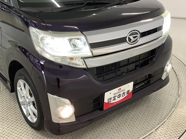 タントカスタムＸ　ナビＴＶ　ＥＴＣ　片側電動スライドドア　１４ＡＷ走行無制限１年保証　片側電動スライドドア　ナビＴＶ　ＥＴＣ　ＤＶＤ　ＬＥＤヘッドライト　プッシュスタート　オートエアコン　ドアバイザー　アクセサリーソケット　ベンチシート　１４インチ純正アルミホイール（兵庫県）の中古車