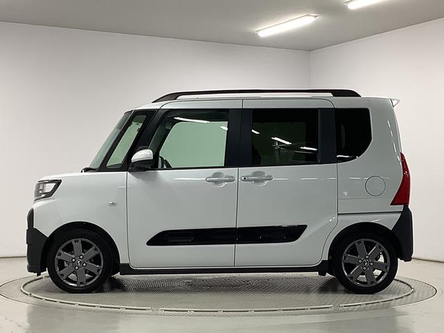 タントファンクロスターボ　雹害車両　両側電動スライドドア　１５ＡＷ雹害車両　１年保証　両側電動スライドドア　前後コーナーセンサー　前席シートヒーター　ルーフレール　オートマチックハイビーム　ＬＥＤヘッドライト　オートブレーキホールド　１５インチ純正アルミホイール（兵庫県）の中古車