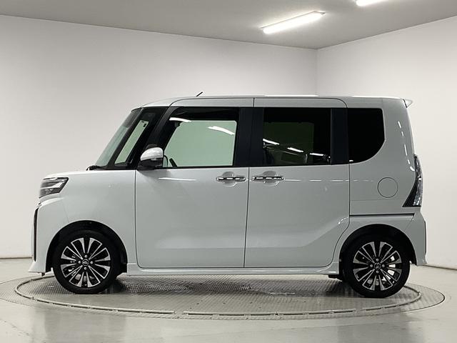 タントカスタムＲＳ　ターボ　両側電動スライドドア　コーナーセンサー走行無制限１年保証　両側電動スライドドア　前後コーナーセンサー　前席シートヒーター　オートマチックハイビーム　ＬＥＤヘッドライト　オートブレーキホールド　スマートキー　１５インチ純正アルミホイール（兵庫県）の中古車
