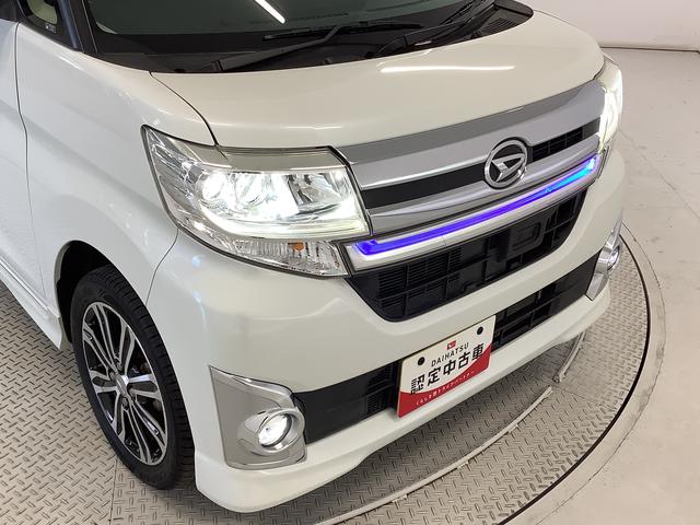 タントカスタムＲＳ　トップエディションＳＡII　ターボ　１オーナー１年保証　ワンオーナー　ナビＴＶ　ＥＴＣ　バックカメラ　両側電動スライドドア　ＤＶＤ　ＵＳＢ　Ｂｌｕｅｔｏｏｔｈ　ＬＥＤヘッドライト　アイドリングストップ　スマートキー　１５インチ純正アルミホイール（兵庫県）の中古車