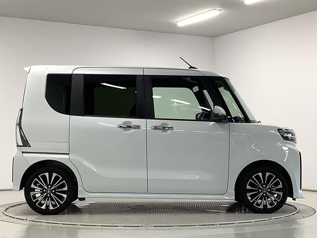 タントカスタムＲＳ　ターボ　ナビ　ＥＴＣ　全方位カメラ　１５ＡＷ１年保証　ナビＴＶ　ＥＴＣ　全方位カメラ　両側電動スライドドア　前後コーナーセンサー　前席シートヒーター　ＤＶＤ　ＵＳＢ　Ｂｌｕｅｔｏｏｔｈ　オートマチックハイビーム　１５インチ純正アルミホイール（兵庫県）の中古車