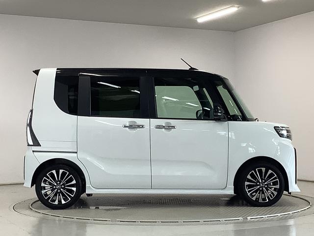 タントカスタムＲＳ　ターボ　ワンオーナー　ナビＴＶ　全方位カメラ１年保証　ワンオーナー　ナビＴＶ　ＥＴＣ　全方位カメラ　両側電動スライドドア　前後コーナーセンサー　前席シートヒーター　ＵＳＢ　Ｂｌｕｅｔｏｏｔｈ　オートブレーキホールド　１５インチ純正アルミホイール（兵庫県）の中古車
