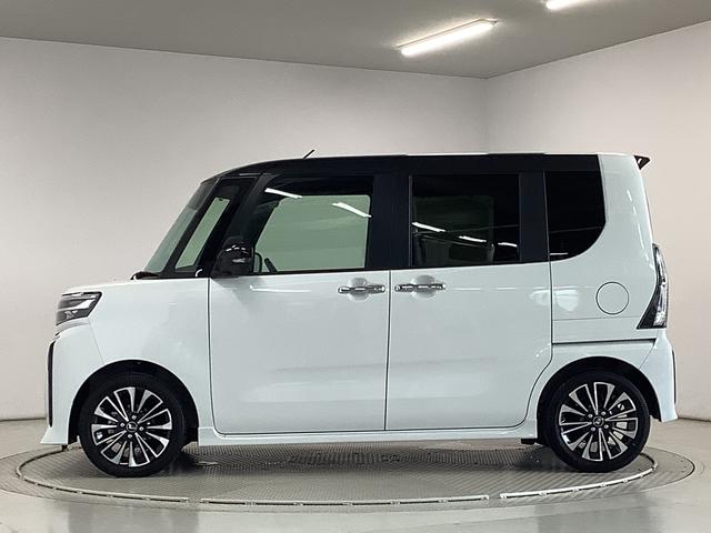 タントカスタムＲＳ　ターボ　ワンオーナー　ナビＴＶ　全方位カメラ１年保証　ワンオーナー　ナビＴＶ　ＥＴＣ　全方位カメラ　両側電動スライドドア　前後コーナーセンサー　前席シートヒーター　ＵＳＢ　Ｂｌｕｅｔｏｏｔｈ　オートブレーキホールド　１５インチ純正アルミホイール（兵庫県）の中古車
