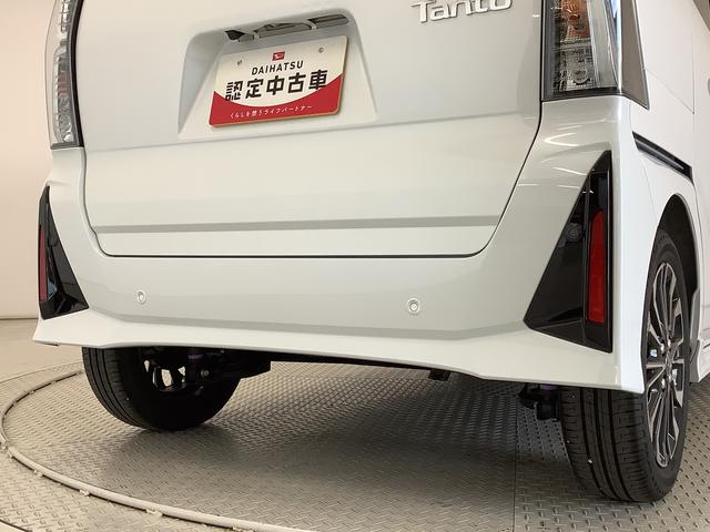 タントカスタムＲＳ　ターボ　両側電動スライドドア　コーナーセンサー走行無制限１年保証　両側電動スライドドア　前後コーナーセンサー　前席シートヒーター　オートマチックハイビーム　ＬＥＤヘッドライト　オートブレーキホールド　スマートキー　１５インチ純正アルミホイール（兵庫県）の中古車