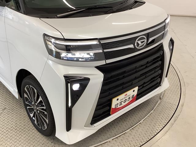 タントカスタムＲＳ　ターボ　両側電動スライドドア　コーナーセンサー走行無制限１年保証　両側電動スライドドア　前後コーナーセンサー　前席シートヒーター　オートマチックハイビーム　ＬＥＤヘッドライト　オートブレーキホールド　スマートキー　１５インチ純正アルミホイール（兵庫県）の中古車